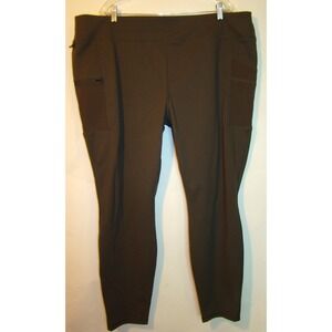 NEW Carhartt Womens Plus Force Fitted Utility Leggings Pants OLIVE GREEN 2X A113